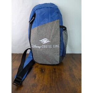 Disney Cruise Line  Sling Shoulder Bag Backpack Crossbody Bag Blue Small